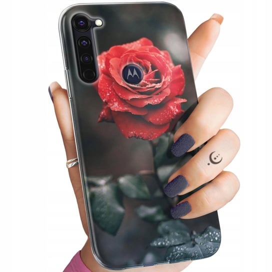 Etui Do Motorola Moto G Pro Wzory Róża Z Różą Rose Obudowa Pokrowiec Case Motorola