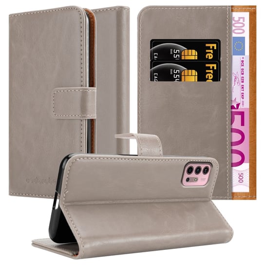 Etui Do Motorola MOTO G10 / G30 w Pokrowiec CAPPUCCINO BRĄZOWE Magnet Obudowa Ochronny Case Cover Cadorabo Cadorabo