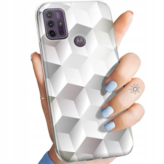 Etui Do Motorola Moto G10 Wzory 3D Geometryczne Iluzja Obudowa Pokrowiec Motorola