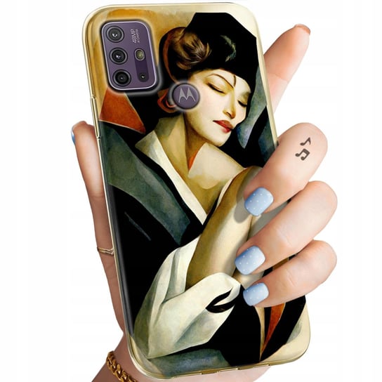 Etui Do Motorola Moto G10 Wzory Art Deco Łempicka Tamara Barbier Obudowa Motorola