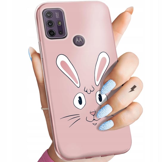 Etui Do Motorola Moto G10 Wzory Królik Zając Bunny Obudowa Pokrowiec Case Motorola