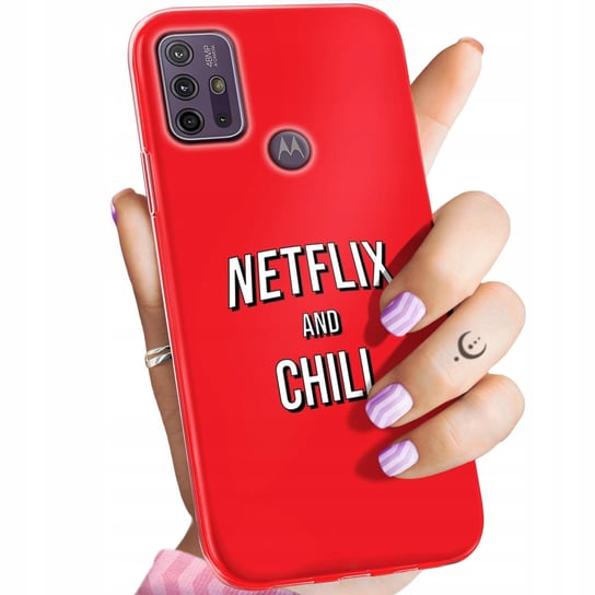 Etui Do Motorola Moto G10 Wzory Netflix Seriale Filmy Kino Obudowa Case Motorola