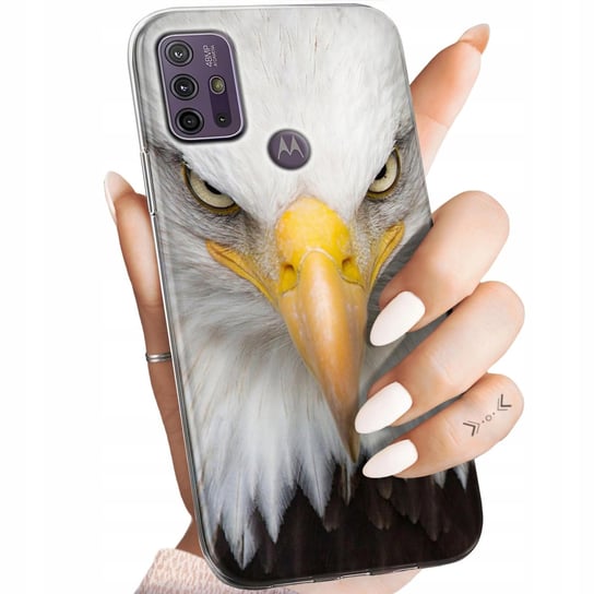 Etui Do Motorola Moto G10 Wzory Orzeł Sokół Eagle Obudowa Pokrowiec Case Motorola