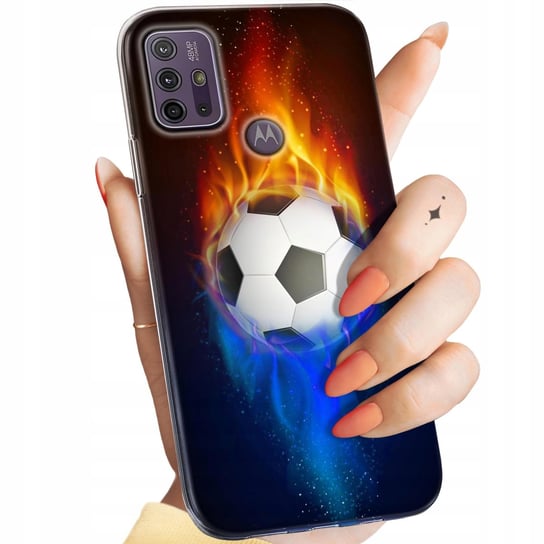 Etui Do Motorola Moto G10 Wzory Sport Piłkarskie Piłka Nożna Obudowa Case Motorola