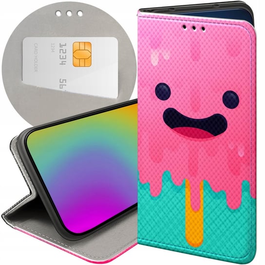 ETUI DO MOTOROLA MOTO G13 / 23 WZORY CANDY CUKIERKI SŁODYCZE SŁODKIE CASE Motorola