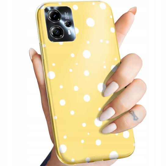 ETUI DO MOTOROLA MOTO G13 / G23 WZORY KROPKI GROCHY BOKEH DOTS OBUDOWA CASE Motorola