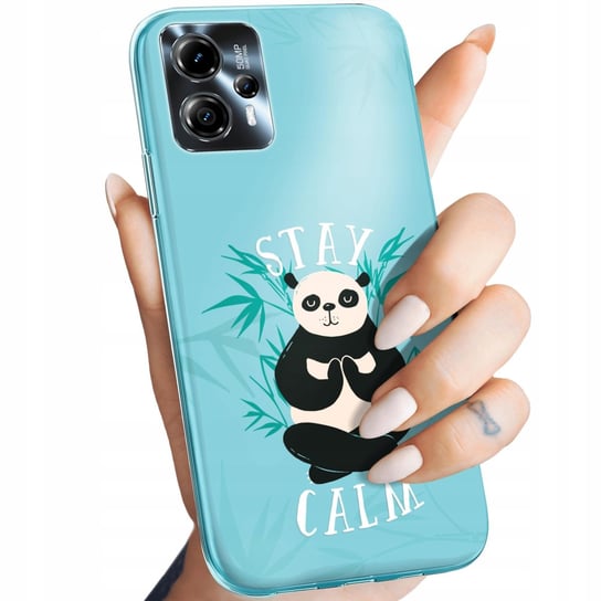 Etui Do Motorola Moto G13 / G23 Wzory Panda Bambus Pandy Obudowa Pokrowiec Motorola