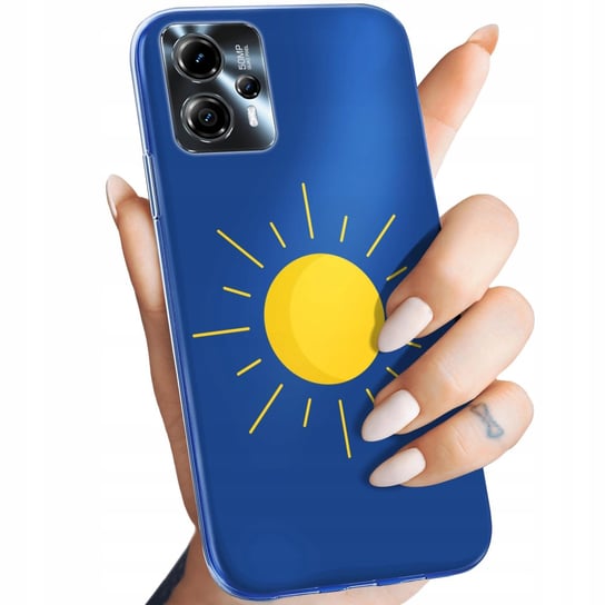 ETUI DO MOTOROLA MOTO G13 / G23 WZORY SŁOŃCE PLANETY SUN OBUDOWA POKROWIEC Motorola