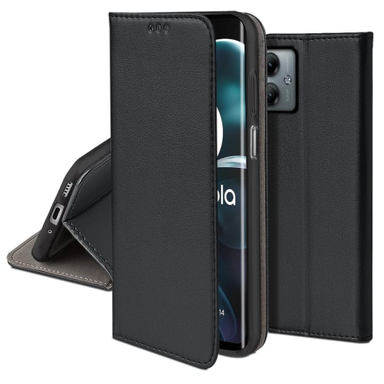 Etui Do Motorola Moto G14 Smart Magnet Case + Szkło 9H Krainagsm