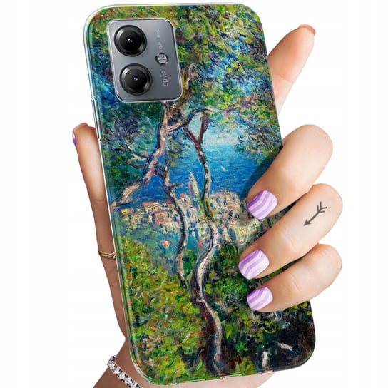 Etui Do Motorola Moto G14 Wzory Claude Monet Obudowa Pokrowiec Case Motorola