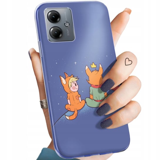 ETUI DO MOTOROLA MOTO G14 WZORY MAŁY KSIĄŻĘ LISEK RÓŻA PLANETA OBUDOWA CASE Motorola