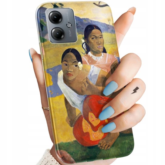 ETUI DO MOTOROLA MOTO G14 WZORY PAUL GAUGUIN OBRAZY POSTIMPRESJONIZM CASE Motorola