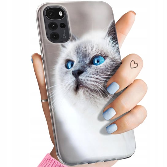 Etui Do Motorola Moto G22 Wzory Animals Zdjęcia Zwierzęta Obudowa Pokrowiec Motorola