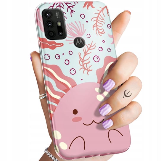 Etui Do Motorola Moto G30 Wzory Axolotl Aksolotl Z Aksolotlem Obudowa Case Motorola