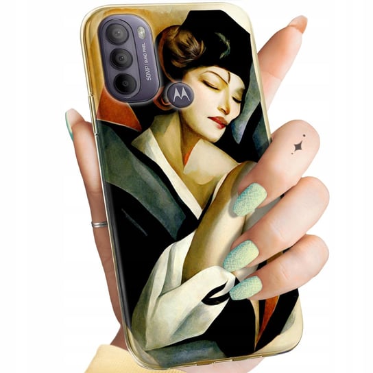 Etui Do Motorola Moto G31 Wzory Art Deco Łempicka Tamara Barbier Obudowa Motorola