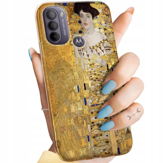 Etui Do Motorola Moto G31 Wzory Klimt Gustav Pocałunek Obudowa Pokrowiec Motorola