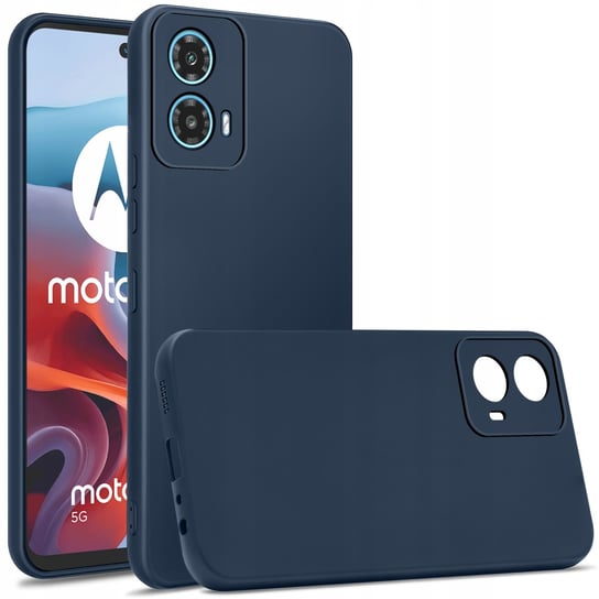 Etui do Motorola Moto G34 5G CASE SOFT MATT PLECKI + SZKŁO OCHRONNE 9H Krainagsm