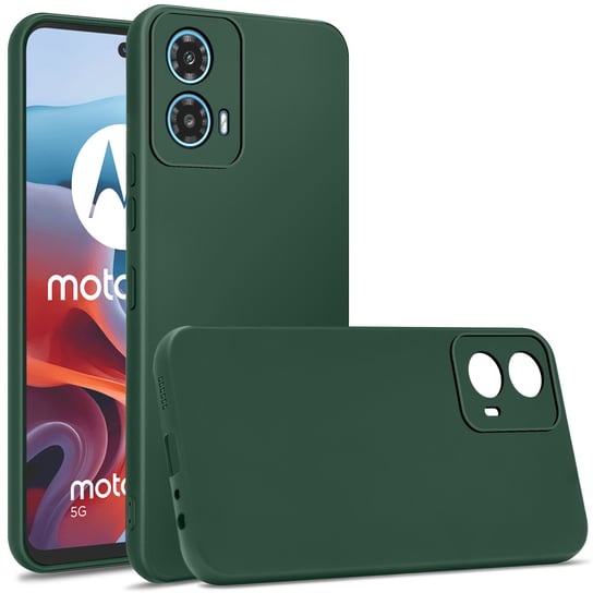 Etui do Motorola Moto G34 5G CASE SOFT MATT PLECKI + SZKŁO OCHRONNE 9H Krainagsm