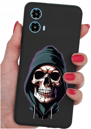 ETUI do Motorola Moto G34 5G WZORY |SILIKONOWE MATT CASE + SZKŁO 9H Krainagsm