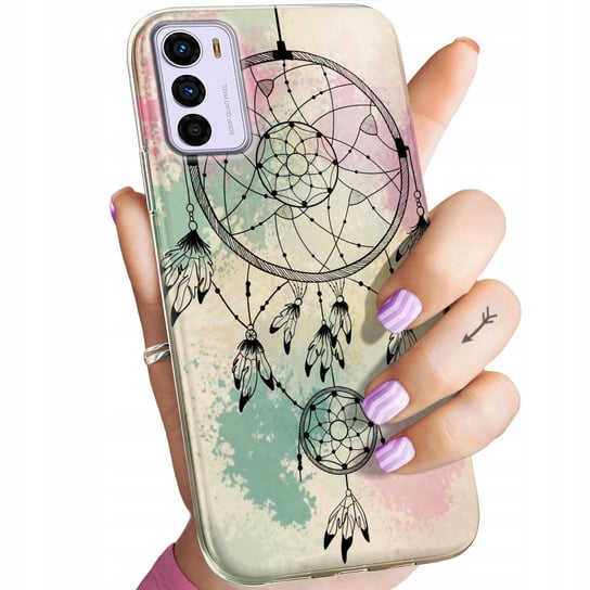 Etui Do Motorola Moto G42 Wzory Boho Łapacz Snów Pióra Obudowa Pokrowiec Motorola