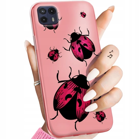 ETUI DO MOTOROLA MOTO G50 5G WZORY BIEDRONKA Z BIEDRONKĄ LADYBUG OBUDOWA Motorola