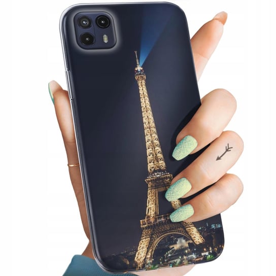 Etui Do Motorola Moto G50 5G Wzory Paryż Francja Eiffel Obudowa Pokrowiec Motorola