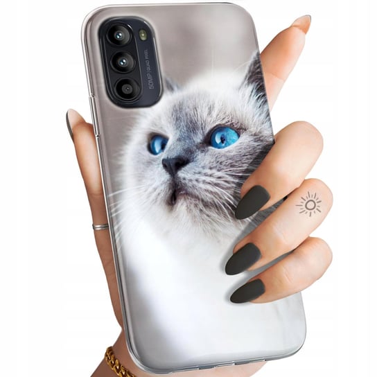 Etui Do Motorola Moto G52 Wzory Animals Zdjęcia Zwierzęta Obudowa Pokrowiec Motorola