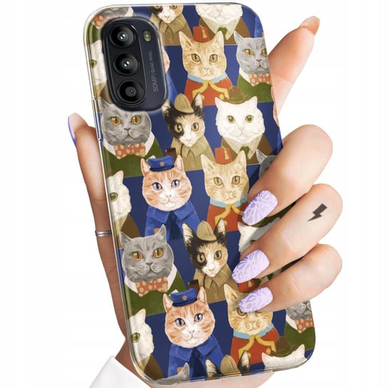 Etui Do Motorola Moto G52 Wzory Koty Kociaki Kotki Obudowa Pokrowiec Case Motorola