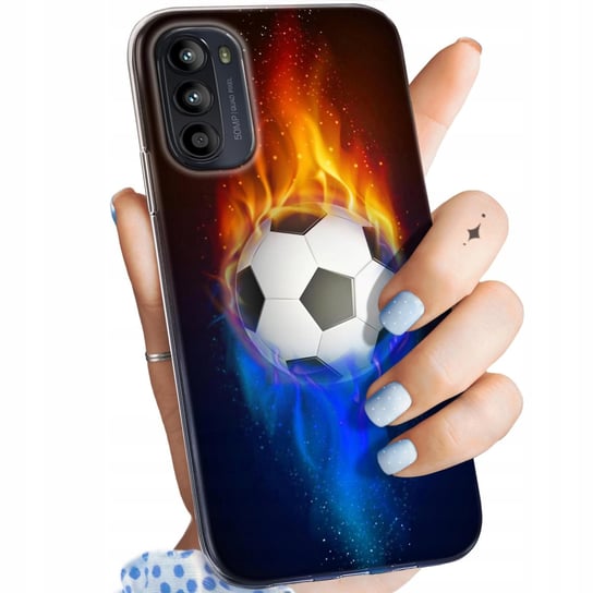 Etui Do Motorola Moto G52 Wzory Sport Piłkarskie Piłka Nożna Obudowa Case Motorola