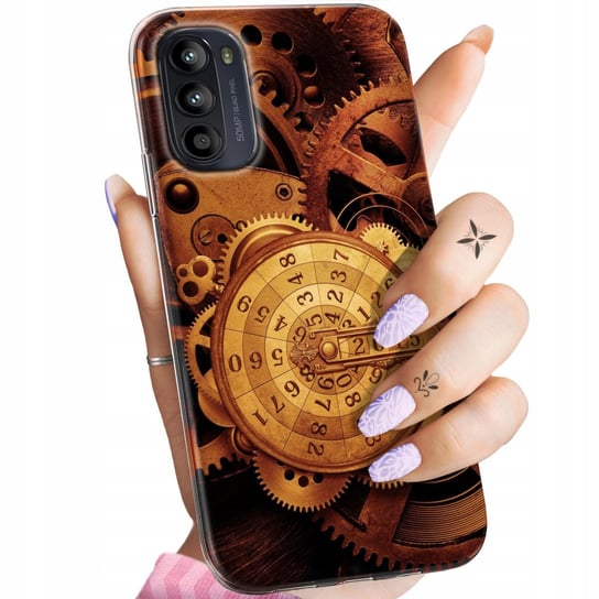 ETUI DO MOTOROLA MOTO G52 WZORY ZEGARY CZAS ZEGARMISTRZ OBUDOWA POKROWIEC Motorola