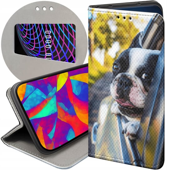 ETUI DO MOTOROLA MOTO G54 5G WZORY MOPS BULDOG FRANCUSKI ANGIELSKI FUTERAŁ Motorola