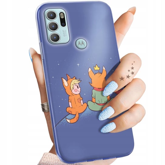 ETUI DO MOTOROLA MOTO G60S WZORY MAŁY KSIĄŻĘ LISEK RÓŻA PLANETA OBUDOWA Motorola