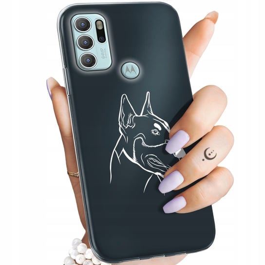 Etui Do Motorola Moto G60S Wzory Męskie Facet Wąsy Obudowa Pokrowiec Case Motorola