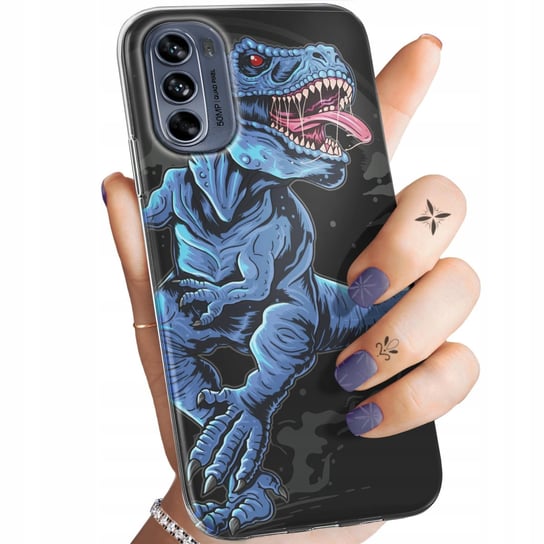 Etui Do Motorola Moto G62 5G Wzory Dinozaury Reptilia Prehistoryczne Case Motorola