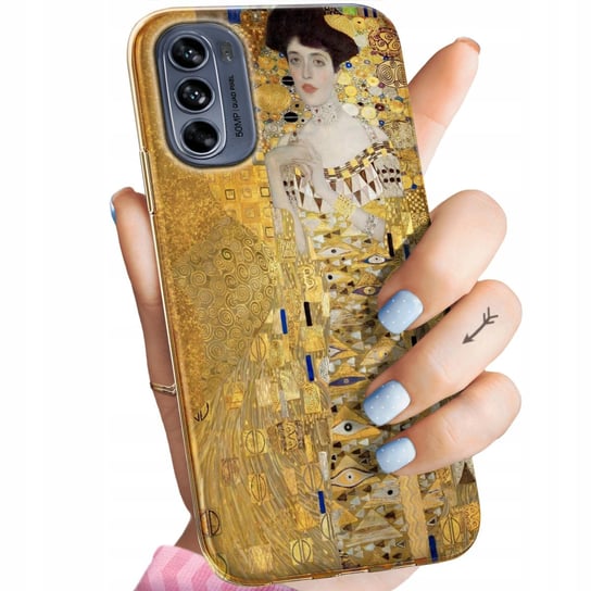 Etui Do Motorola Moto G62 5G Wzory Klimt Gustav Pocałunek Obudowa Pokrowiec Motorola