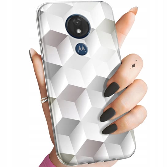 Etui Do Motorola Moto G7 Power Wzory 3D Geometryczne Iluzja Obudowa Case Motorola