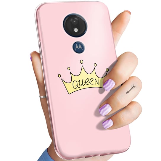 Etui Do Motorola Moto G7 Power Wzory Księżniczka Queen Princess Obudowa Motorola