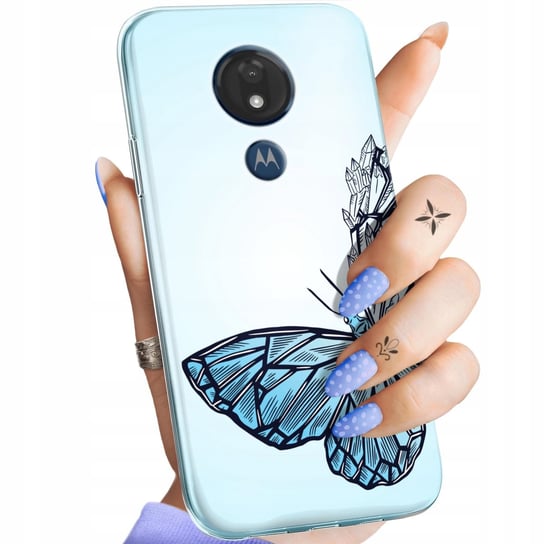 Etui Do Motorola Moto G7 Power Wzory Motyle Butterfly Barwne Obudowa Case Motorola