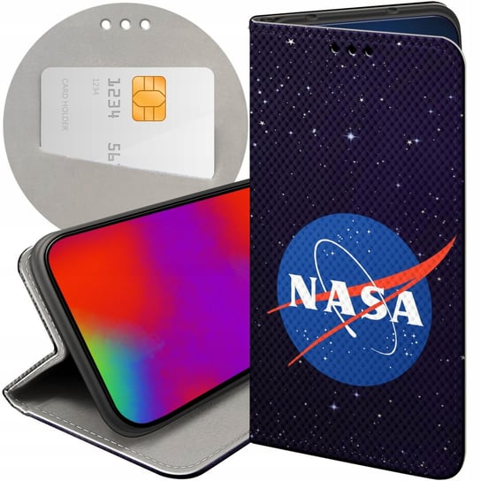 ETUI DO MOTOROLA MOTO G7 POWER WZORY NASA KOSMOS ASTRONOMIA GWIAZDY FUTERAŁ Motorola