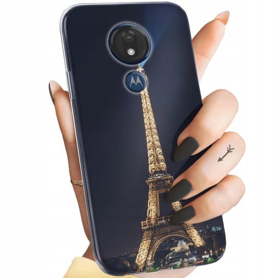 Etui Do Motorola Moto G7 Power Wzory Paryż Francja Eiffel Obudowa Pokrowiec Motorola