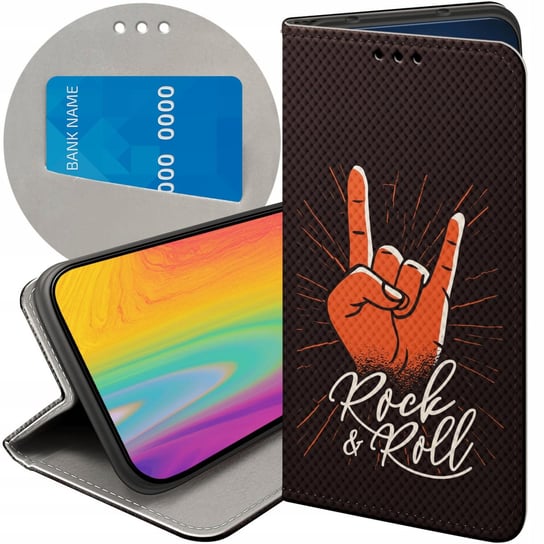 ETUI DO MOTOROLA MOTO G7 POWER WZORY ROCKOWE ROCK ROCK AND ROLL GITARA PUNK Motorola