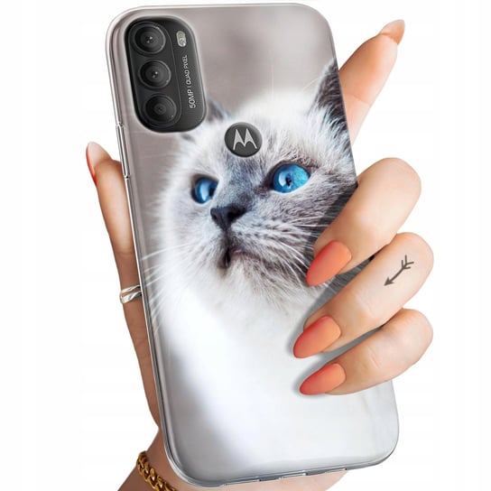 Etui Do Motorola Moto G71 5G Wzory Animals Zdjęcia Zwierzęta Obudowa Case Motorola