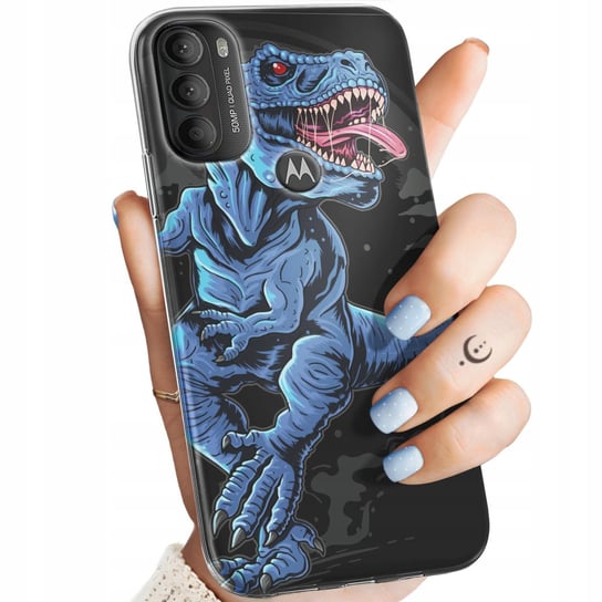 Etui Do Motorola Moto G71 5G Wzory Dinozaury Reptilia Prehistoryczne Case Motorola