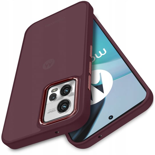 Etui Do Motorola Moto G72 Matowe Silicone Case Satynowe Plecki + Szkło 9H Krainagsm