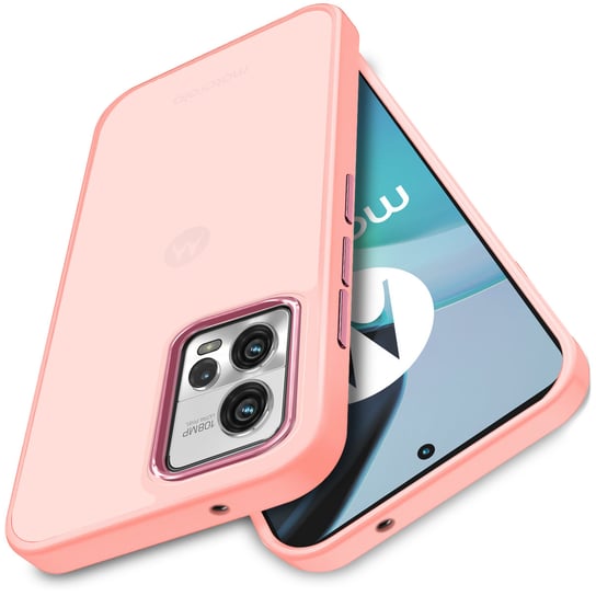 Etui Do Motorola Moto G72 Matowe Silicone Case Satynowe Plecki + Szkło 9H Krainagsm