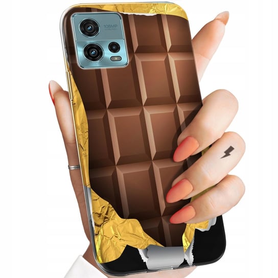 ETUI DO MOTOROLA MOTO G72 WZORY CZEKOLADA CHOCO SŁODYCZE OBUDOWA POKROWIEC Motorola