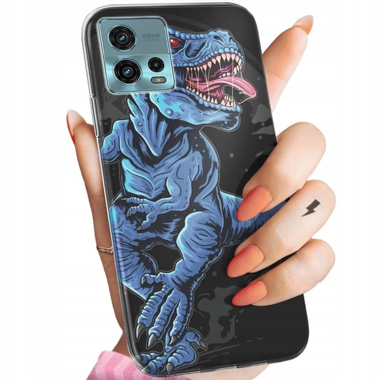 Etui Do Motorola Moto G72 Wzory Dinozaury Reptilia Prehistoryczne Obudowa Motorola