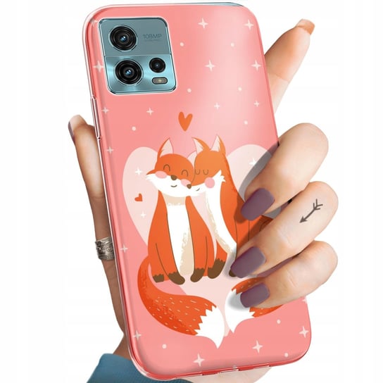 ETUI DO MOTOROLA MOTO G72 WZORY LOVE MIŁOŚĆ ZAKOCHANIE OBUDOWA POKROWIEC Motorola