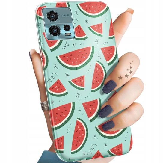 ETUI DO MOTOROLA MOTO G72 WZORY OWOCE ARBUZ ANANAS CYTRYNY OBUDOWA CASE Motorola