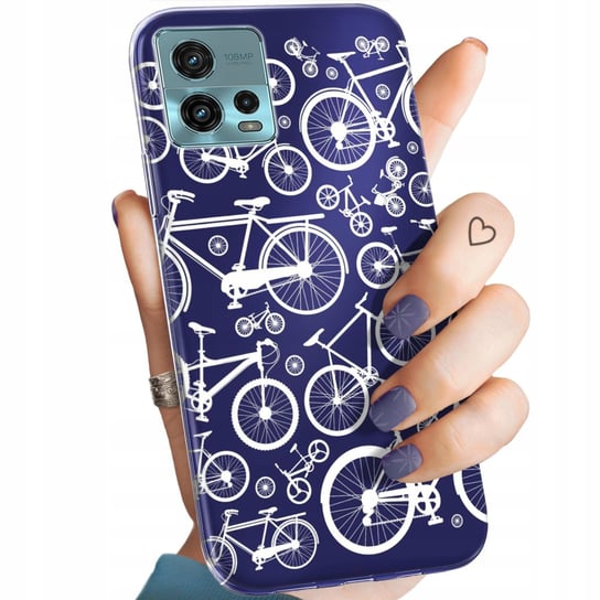 ETUI DO MOTOROLA MOTO G72 WZORY ROWEROWE Z ROWEREM KOLARZ OBUDOWA POKROWIEC Motorola